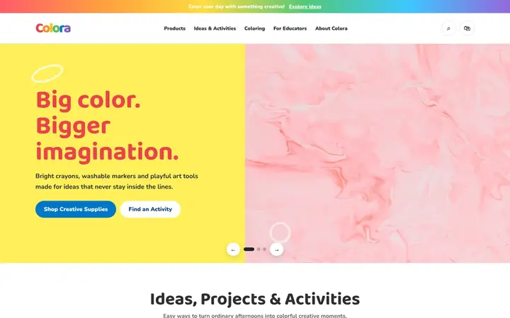 Colora website designed by iBoostin